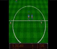 une photo d'Ã©cran de Eric Cantona Football Challenge sur Nintendo Super Nes